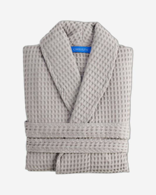 رداء حمام كريستي "وافل روب" باللون الرمادي