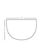 مجموعة ديملاج ثلث من 6 قطع أوعية تقديم صغيرة (محفورة)