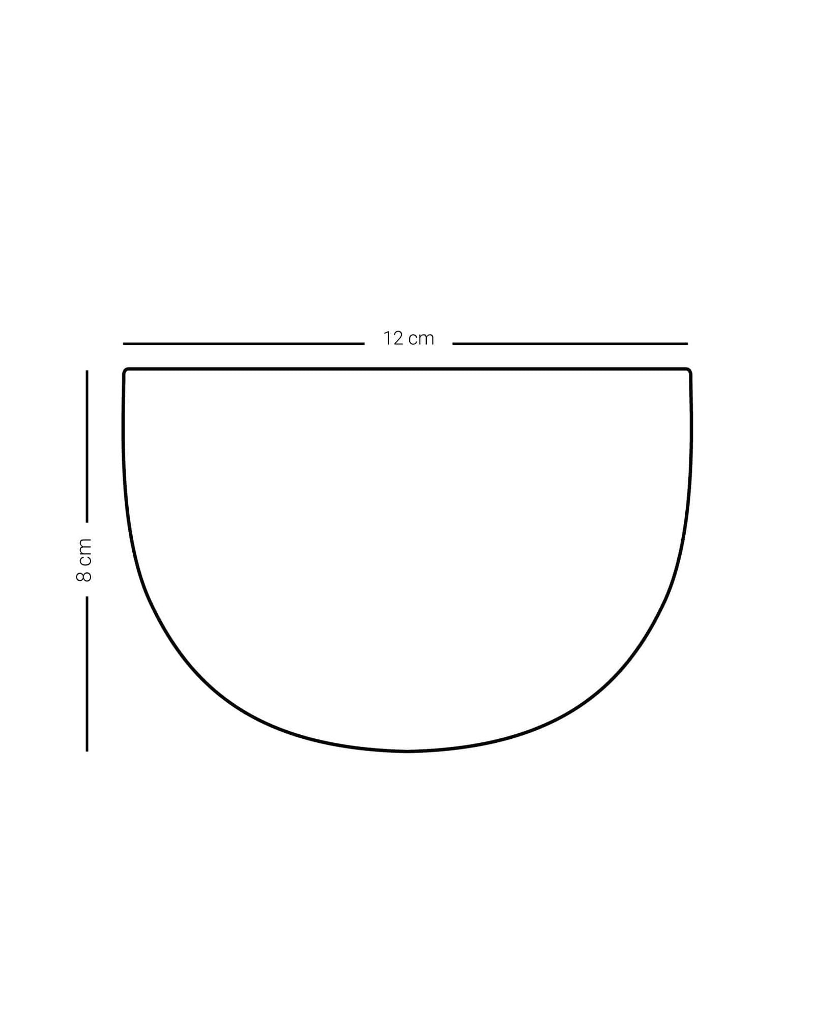 مجموعة ديملاج ثلث من 6 قطع أوعية تقديم صغيرة (محفورة)