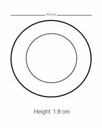 مجموعة أطباق ديملاج ميلانج، 6 قطع (ذهبي وبني)