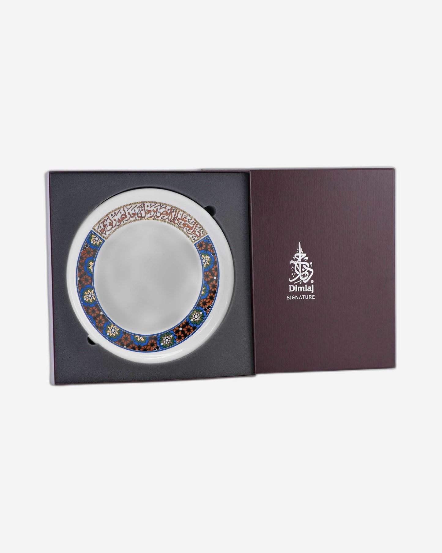 طبق تقديم كبير من ديملاج ميلانج، ذهبي وبني