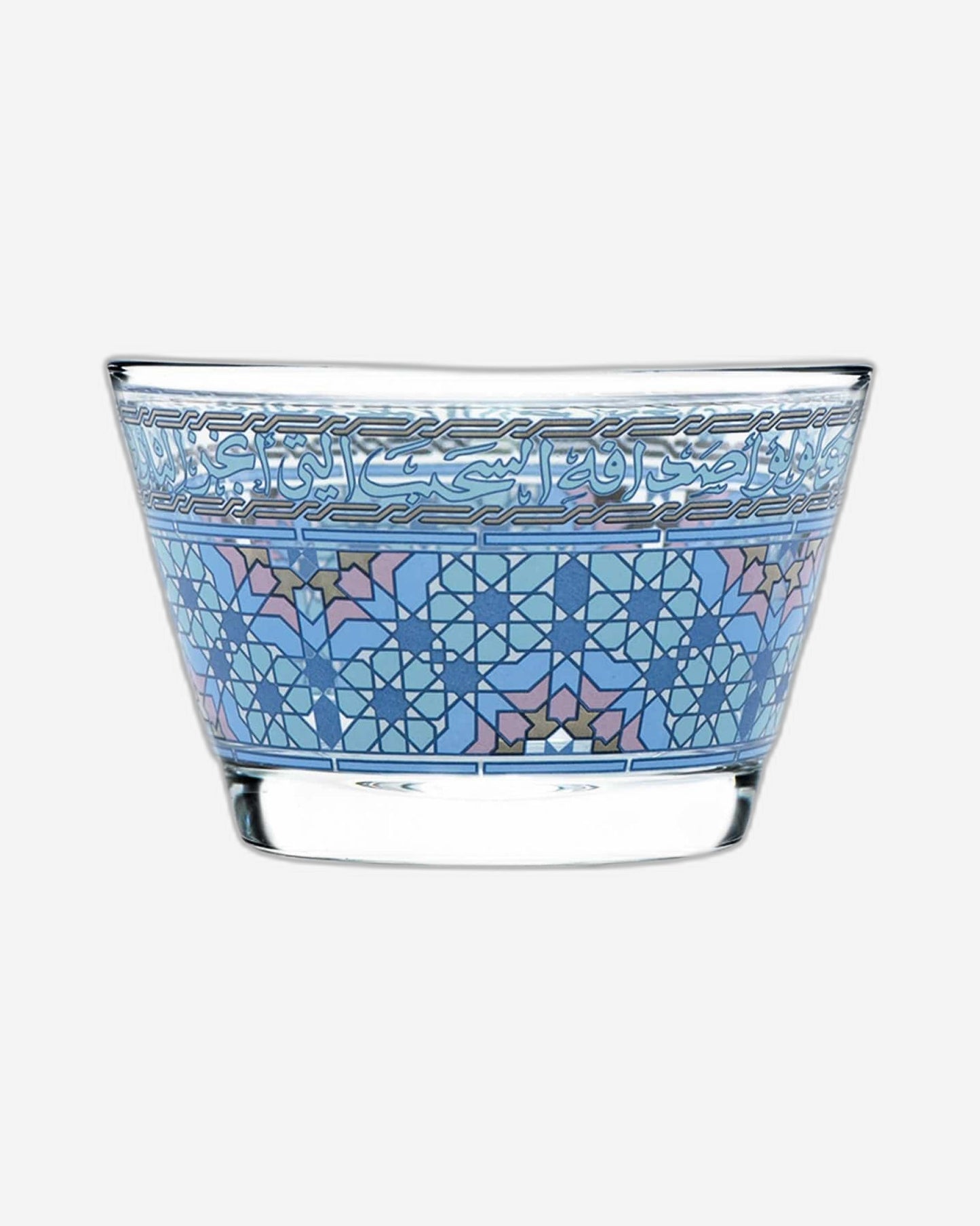 أوعية تقديم ديملاج ميلانج، 6 قطع صغيرة، بلاتينية وزرقاء