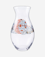 دملاج سراج مزهرية كبيرة (ذهبي وبرتقالي)