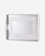 صينية تقديم خشبية من ديملاج كريم (فضية)