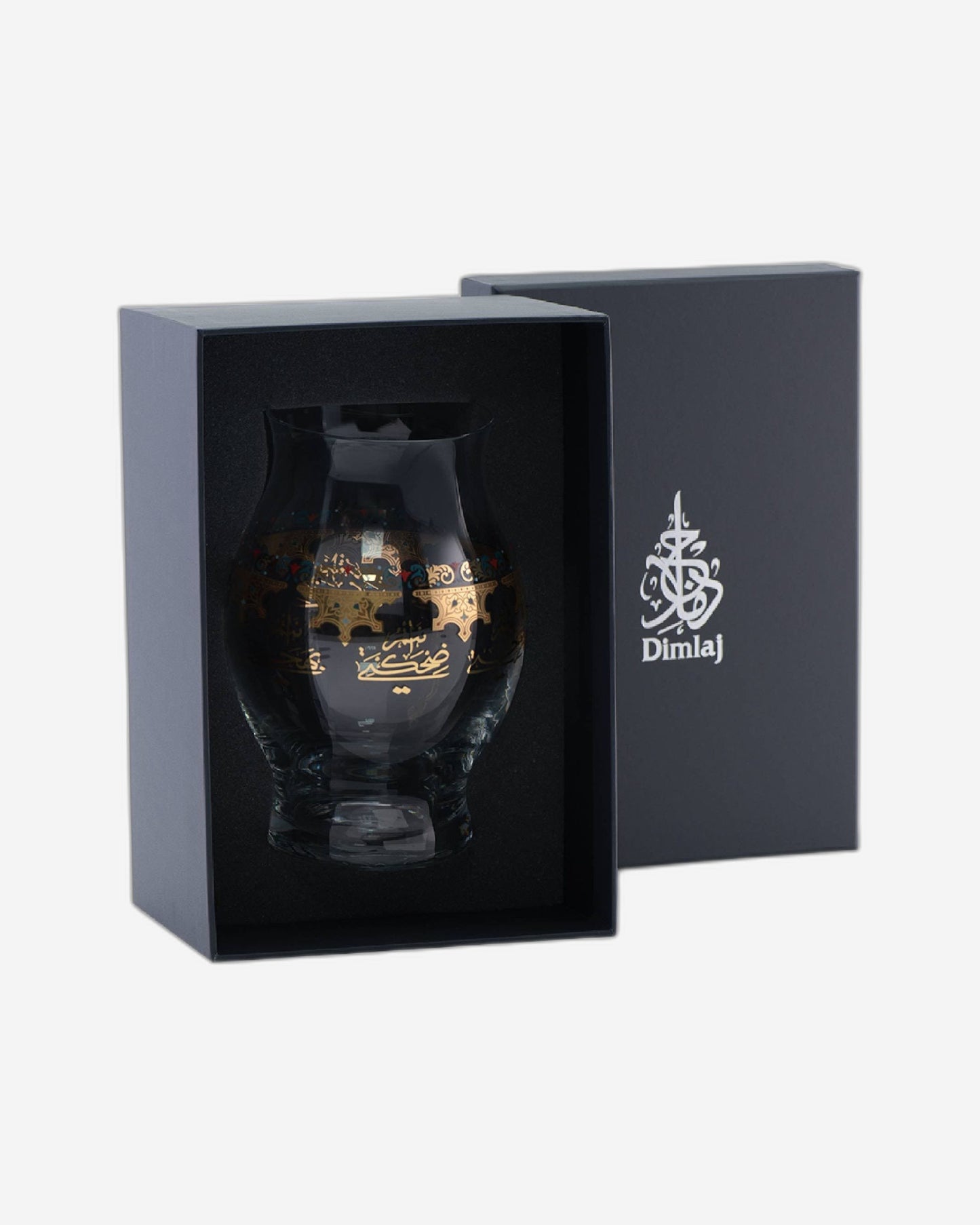 مزهرية ديملاج سرور كبيرة ذهبية