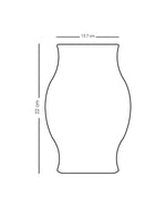 مزهرية دملاج سرور كبيرة (ذهبي)