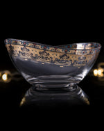 وعاء تقديم كبير دملاج سرور (ذهبي)