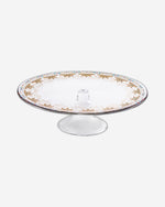 طبق كيك ذو قدم دملاج سرور (ذهبي)