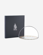 صينية تقديم كبيرة بمقبض من ديملاج سرور (ذهبي)