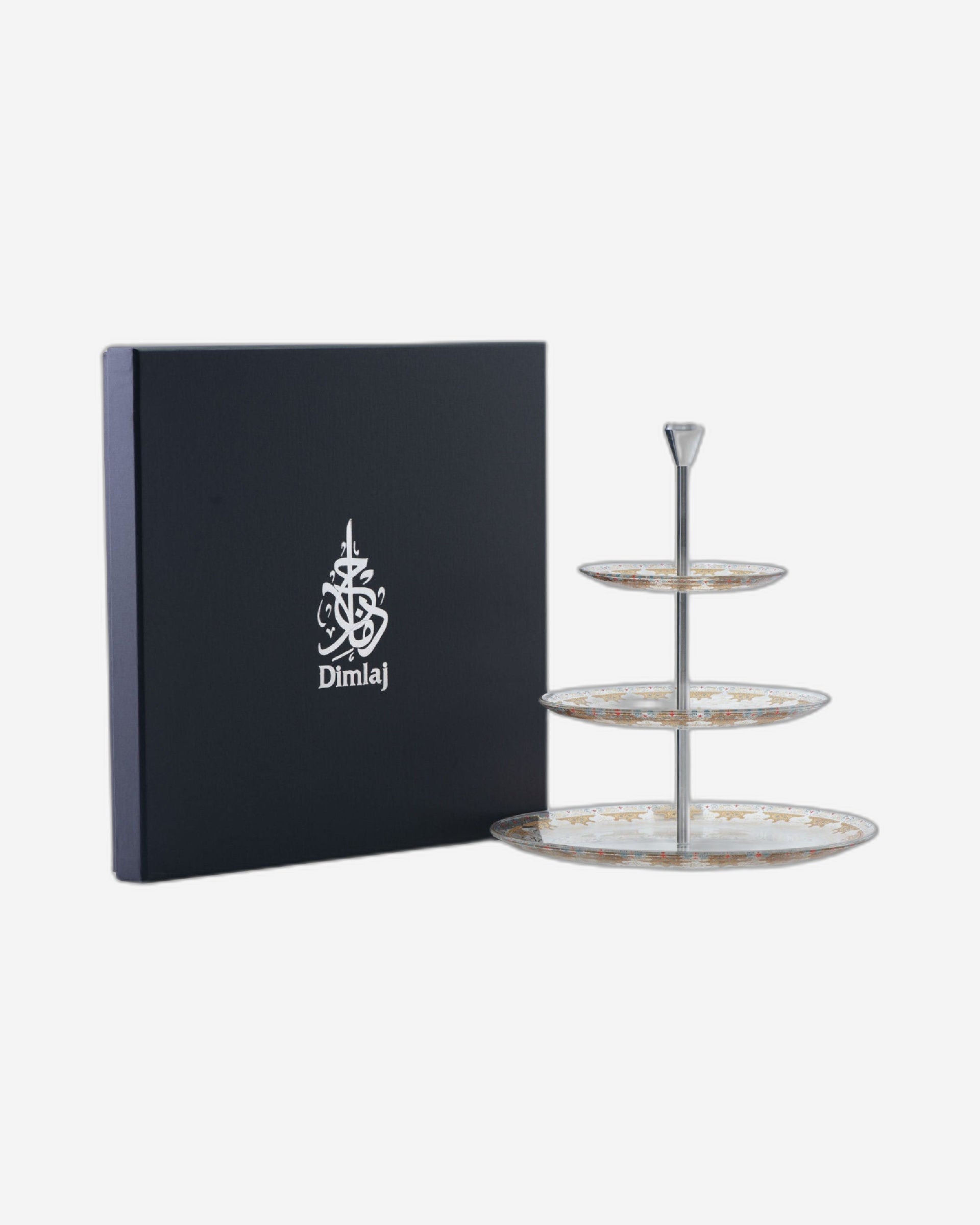 صينية دملاج سرور 3 طبقات (ذهبي)