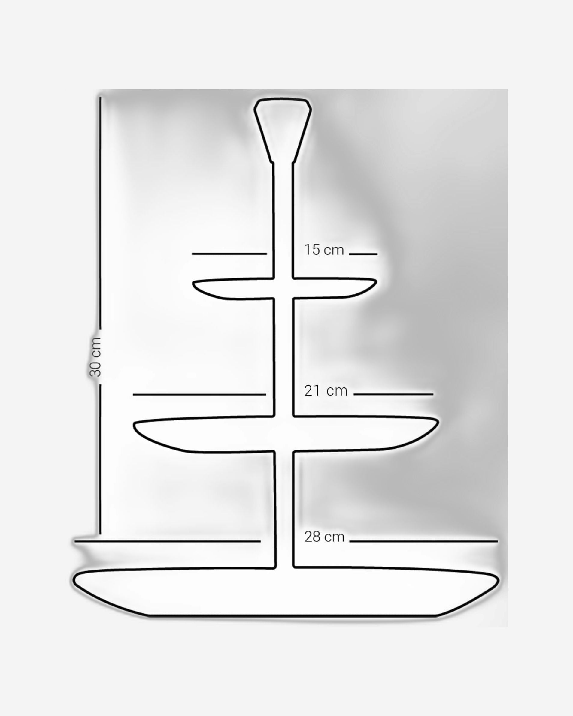 صينية دملاج سرور 3 طبقات (ذهبي)