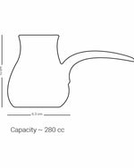 إبريق قهوة تركية صغير من ديملاج كريم (ذهبي)