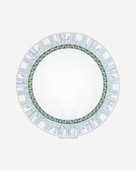 طبق ديملاج أصالة كبير (ذهبي وأخضر)