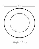 طبق ديملاج أصالة كبير (ذهبي وأخضر)
