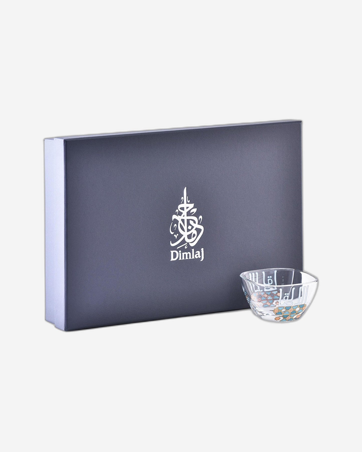 أوعية تقديم ديملاج أسالا، 6 قطع صغيرة، ذهبية وخضراء