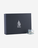 مجموعة ديملاج أصالة من 6 فناجين قهوة وصحون (ذهبي وأخضر)