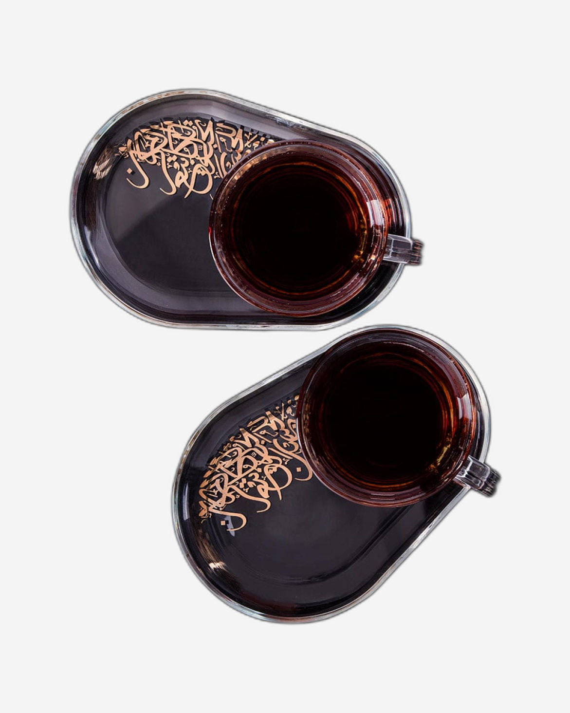 كوب وصحن ديملاج كريم، قطعتان، ذهبي اللون