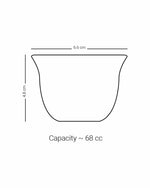 مجموعة ديملاج قرطبة من 6 قطع من أكواب القهوة (ذهبية)