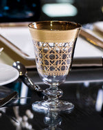 مجموعة ديملاج قرطبة من 6 قطع سيقان كأس (ذهبية)