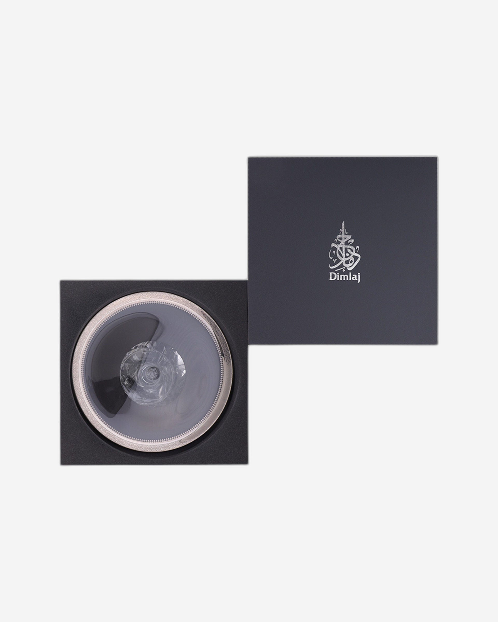 طبق كيك ديملاج قرطبة ذو قاعدة وغطاء (بلاتينيوم)