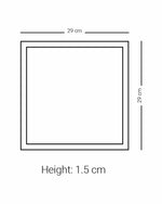 طبق تقديم مربع كبير من ديملاج قرطبة (ذهبي)