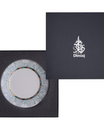 مجموعة ديملاج أصالة من 6 أطباق بورسلين (ذهبي وأخضر)