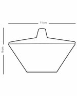 وعاء تقديم وغطاء ديملاج سرور (ذهبي)