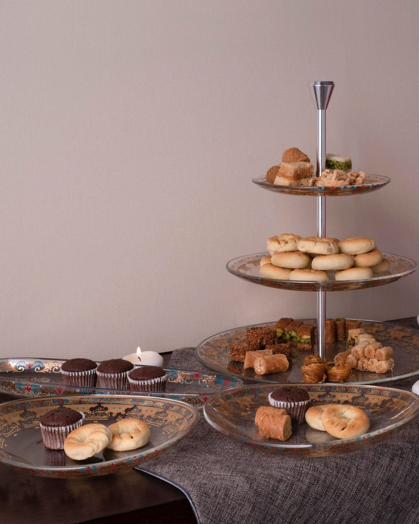 أطباق ديملاج سرور الذهبية 6 قطع