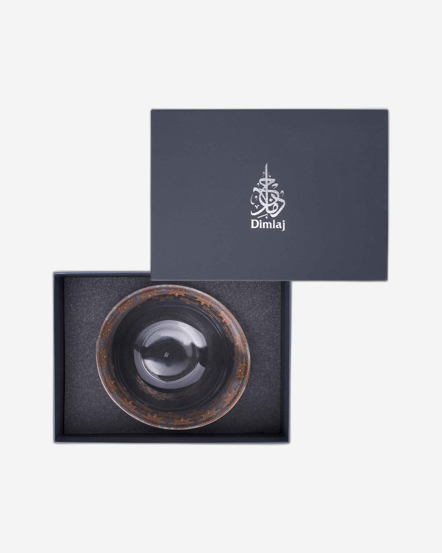 صحن تقديم دملاج سرور كبير باللون الذهبي