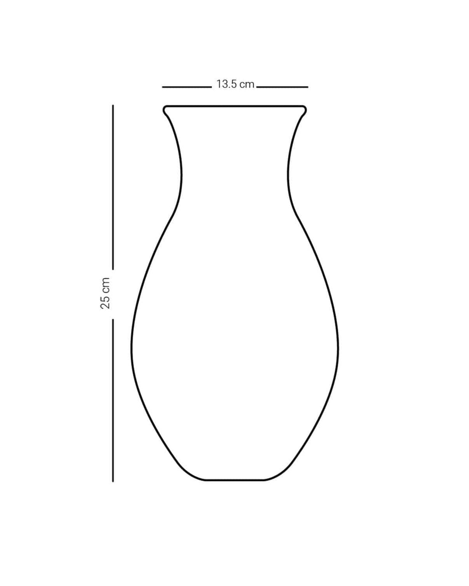 مزهرية ديملاج قرطبة كبيرة الحجم (ذهبية)