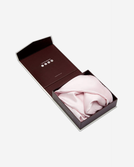 غطاء وسادة قياسي من مايفيرسيلك "حرير التوت" باللون الوردي الثمين، 50 × 75 سم