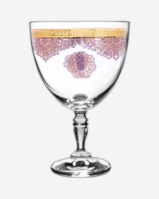 مجموعة ديملاج سيلينا من 6 سيقان فلوت (ذهبي ووردي)