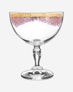 مجموعة أكواب آيس كريم ديملاج سيلينا، 6 قطع (ذهبي ووردي)