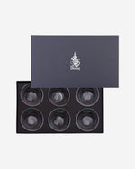 مجموعة ديملاج ورود من 6 أوعية تقديم (ذهبي وأخضر)