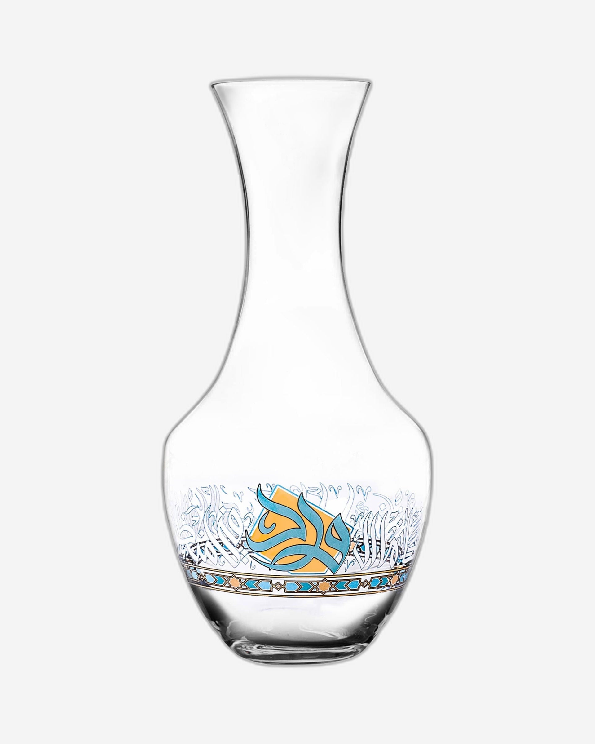 ديكانتر كريستال ديملاج ورود (ذهبي وأخضر)