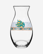 مزهرية كريستال ديملاج ورود (ذهبي وأخضر)