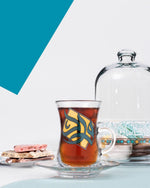 بونبونير زجاجي من ديملاج ورود (ذهبي وأخضر)