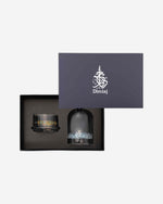 بونبونير زجاجي من ديملاج ورود (ذهبي وأخضر)