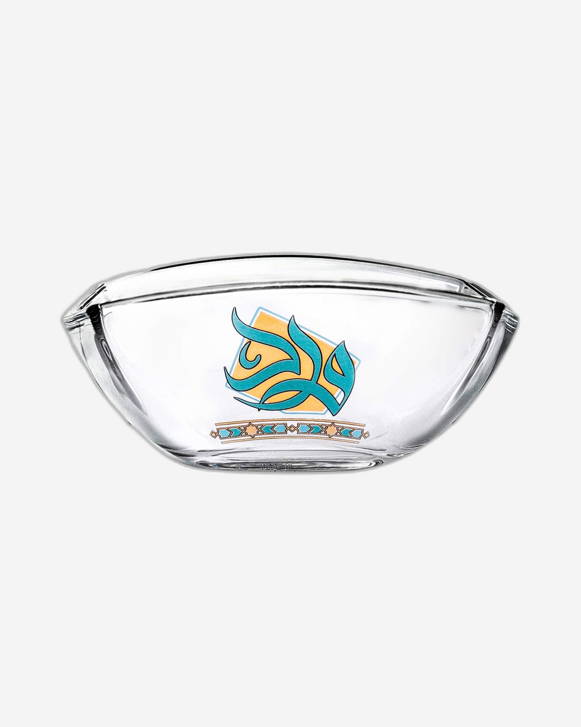 مجموعة ديملاج ورود من 4 قطع أوعية تقديم (ذهبي وأخضر)