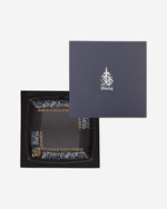 طبق تقديم كبير من دملاج ورود (ذهبي وأخضر)