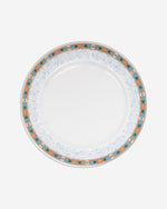 مجموعة ديملاج ورود من 3 أطباق بورسلين (ذهبي وأخضر)