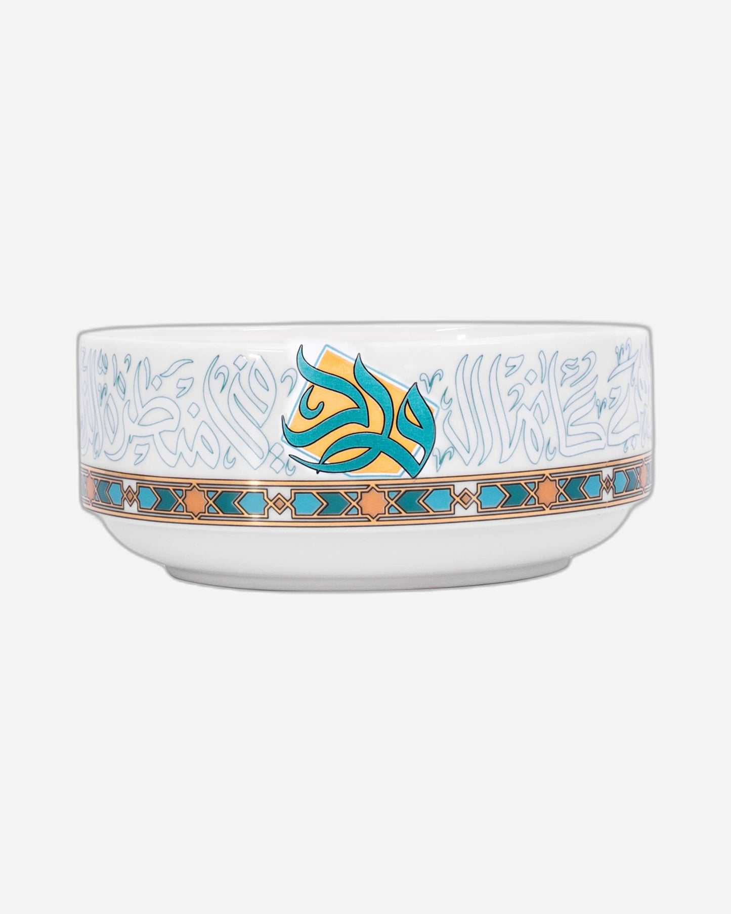 طقم أوعية ديملاج وورود، قطعتان، بورسلين ذهبي وأخضر