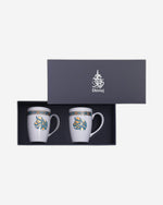 مجموعة ديملاج ورود من كوبين بورسلين (ذهبي وأخضر)