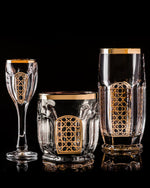 مجموعة ديملاج قرطبة من 6 قطع سيقان فلوت (ذهبية)