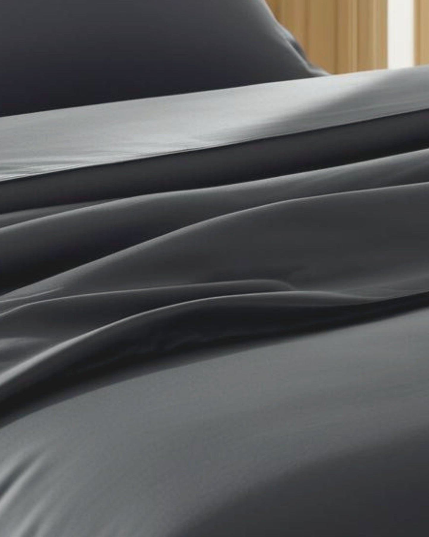 بياضات أسرّة "Sleep City" "800TC Plain Dyes" باللون الرمادي الدافئ