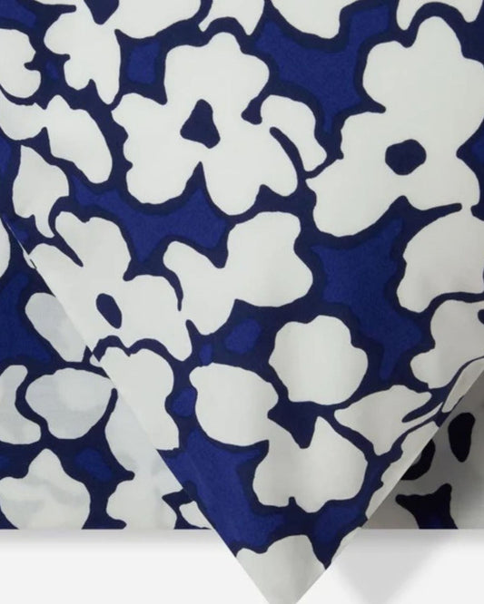 طقم غطاء لحاف "طبعة زهور تجريدية" من جاسبر كونران باللون الأزرق