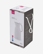 قارورة فيسمان المعزولة بالفراغ، سعة 1000 مل، بيضاء اللون مع بطانة زجاجية وردية اللون