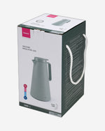 قارورة فيسمان المعزولة بالفراغ سعة 1000 مل، خضراء مع بطانة زجاجية وردية اللون