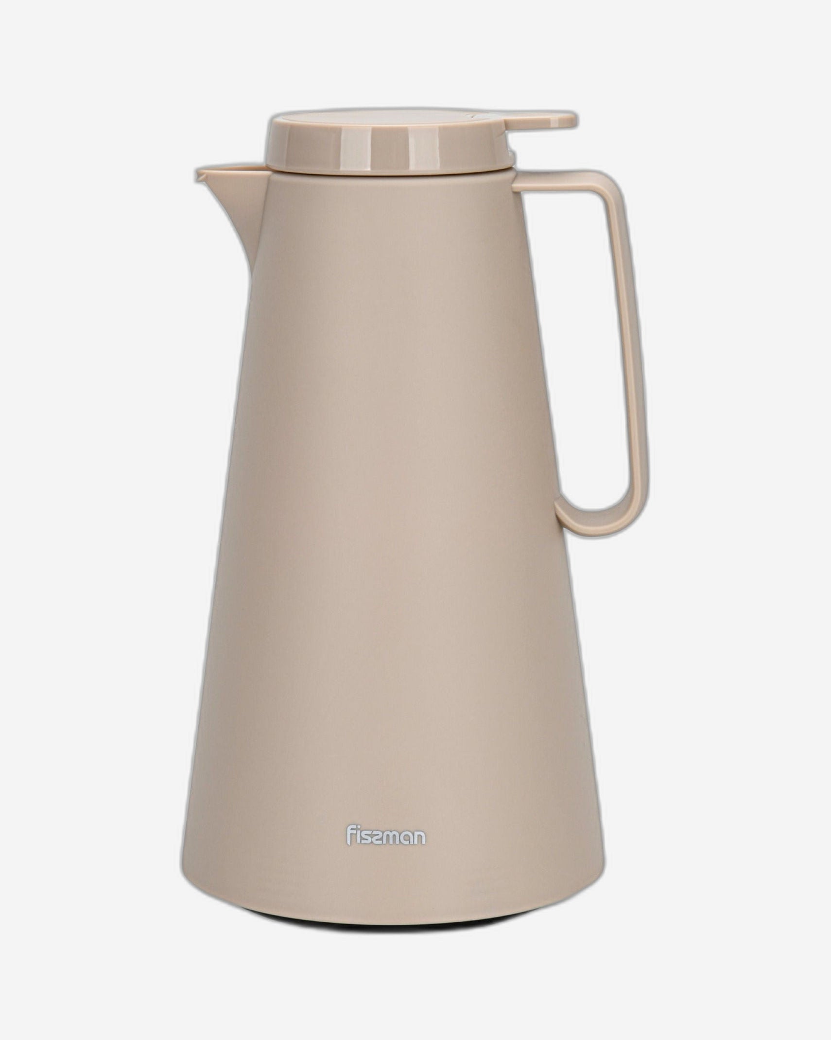 قارورة فيسمان المعزولة بالتفريغ، سعة 1000 مل، بلون كريمة الموكا، مع بطانة زجاجية وردية اللون