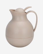 قارورة فيسمان المعزولة بالفراغ سعة 1000 مل بلون كريمة الموكا مع زجاج أبيض خالٍ من الأسبستوس